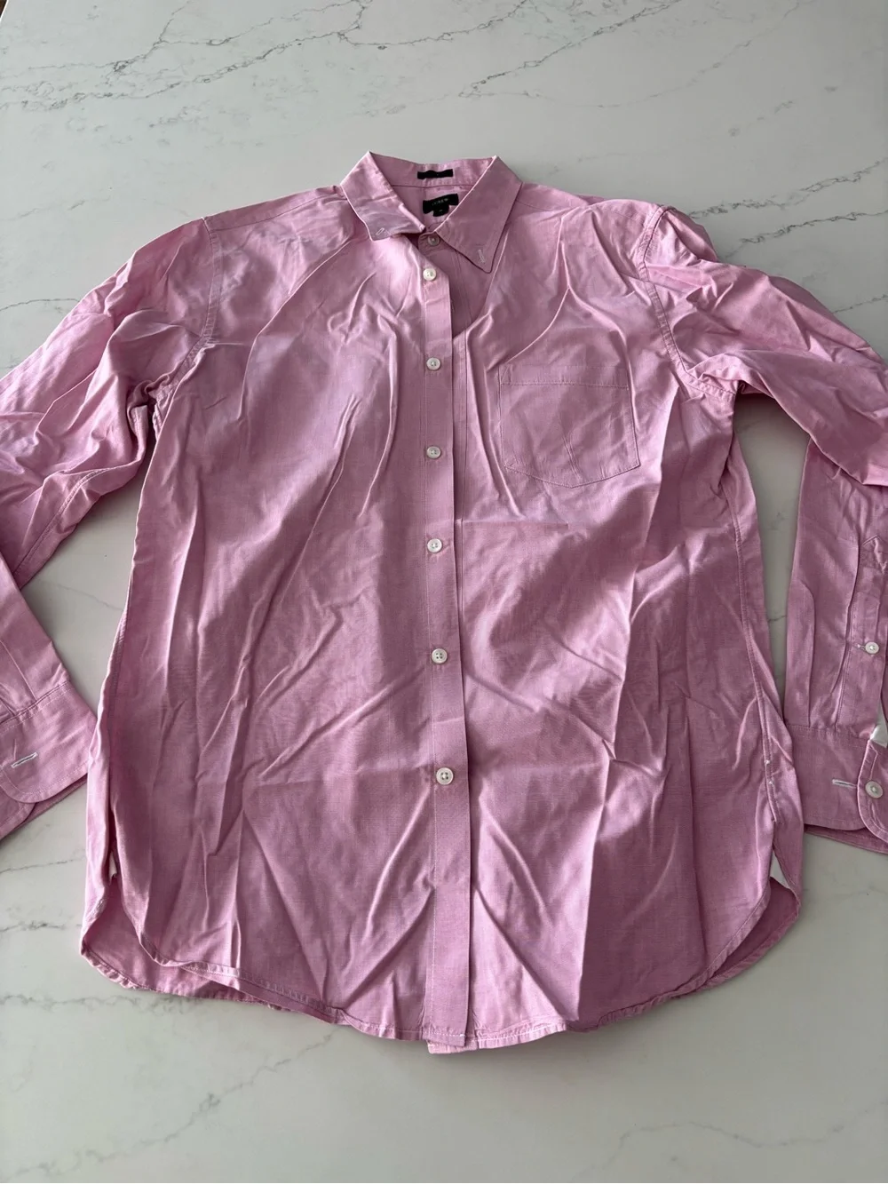 J. Crew Pink Oxford Button-Down Shirt